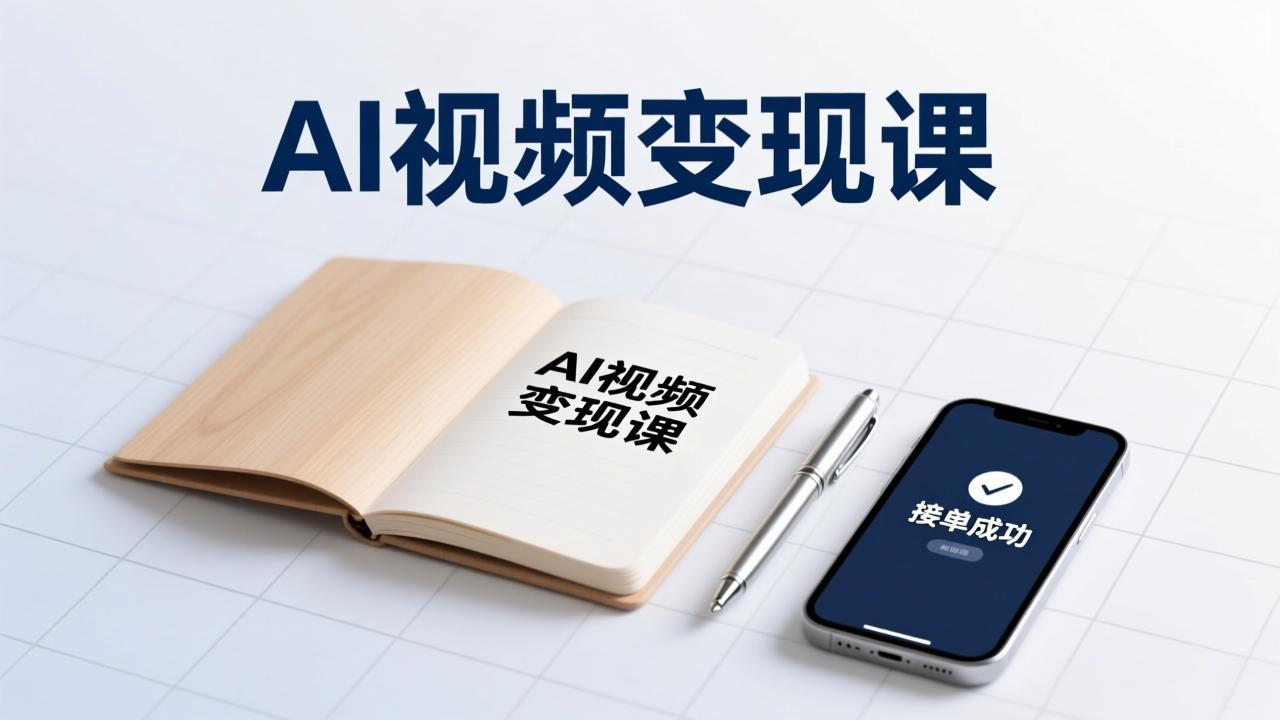 AI视频变现课，学完即可创作短片、接商单，实现副业增收，单项目报价可达千元-南友云赚