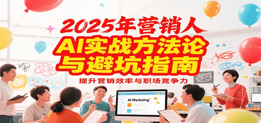 2025年营销实战方法论与避坑指南，利用AI提升营销效率与职场竞争力-南友云赚
