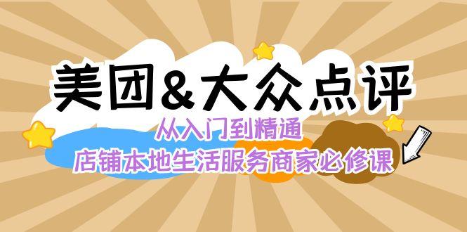 美团+大众点评 从入门到精通：店铺本地生活 流量提升 店铺运营 推广秘术 评价管理-南友云赚