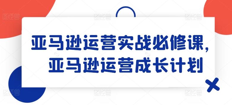亚马逊运营实战必修课，亚马逊运营成长计划-南友云赚