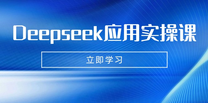 Deepseek应用实操课：AI制作数字妈妈、写真、短视频，辅导作业，PPT制作等-南友云赚