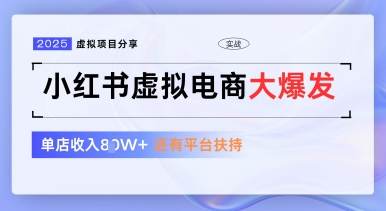 小红书虚拟电商项目，平台大力免费流量扶持，低门槛1拖3玩法-南友云赚
