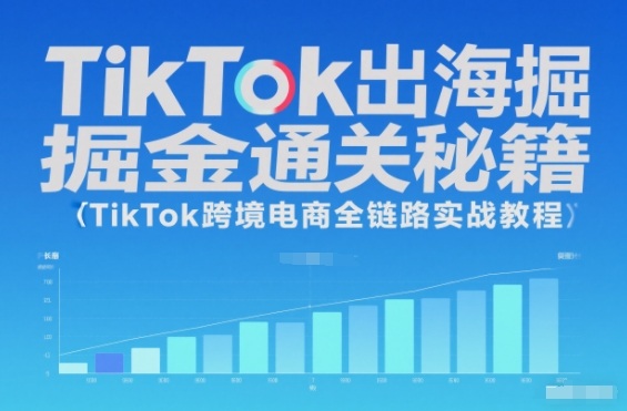 TikTok出海掘金通关秘籍，TikTok跨境电商全链路实战教程-南友云赚