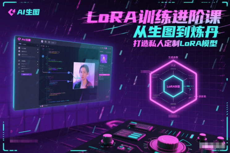 LoRA训练进阶课，从生图到炼丹，打造私人定制LoRA模型-南友云赚