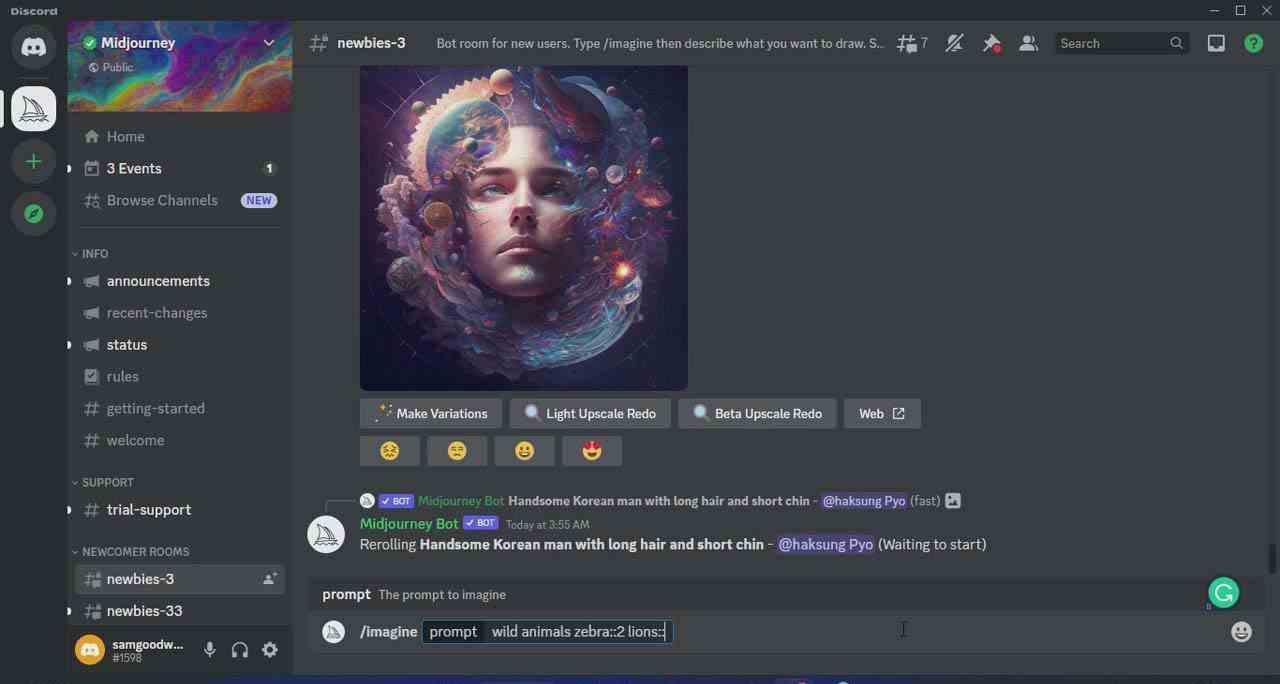 Midjourney AI人工智能艺术图片从入门到高级创作教程-33节课-中英字幕-南友云赚
