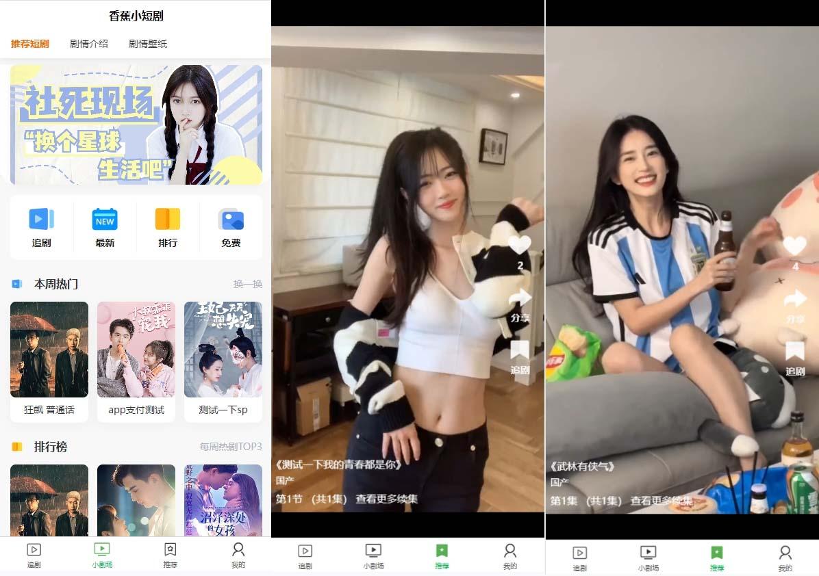 (8542期)小剧场短剧影视系统源码 全开源 带支付收益+会员机制+代理推广等模式【…-南友云赚