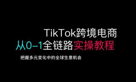 TikTok电商运营从基础到高阶全方位实操-南友云赚